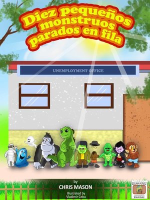 cover image of Diez Pequeños Monstruos Parados en Fila